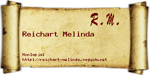 Reichart Melinda névjegykártya