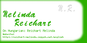 melinda reichart business card